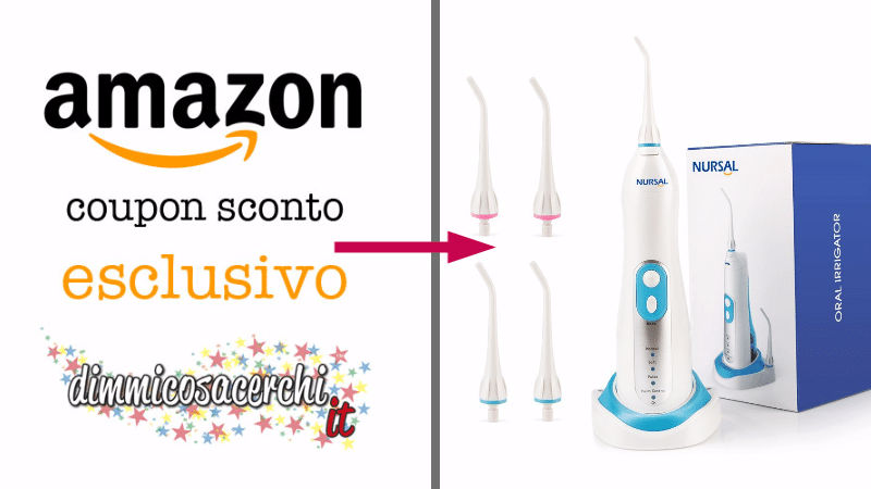 Idropulsore elettrico scontato: coupon ESCLUSIVO Amazon!