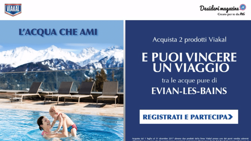 Vinci con Viakal: vinci 5 viaggi a Evian