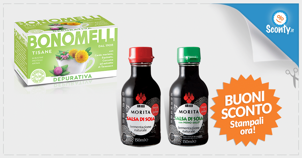 Buono sconto salsa di soia Morita