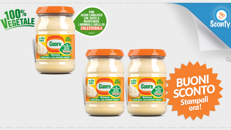 Buoni sconto Maionese Vegetale Cuore