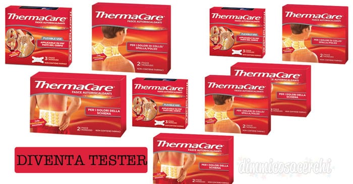 Diventa tester ThermaCare fasce autoriscaldanti