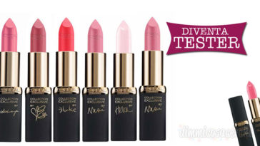 Diventa tester rossetto L'oreal Paris collection exclusive lipstick