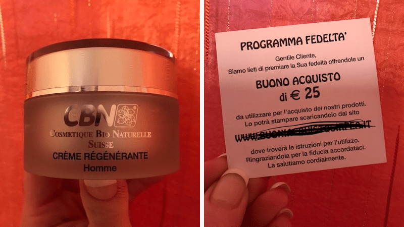 Buono sconto Cbn cosmetici