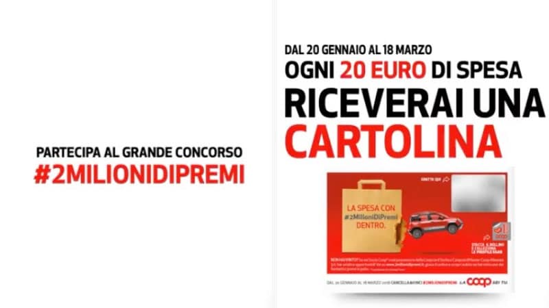 Concorso Coop "2 milioni di premi"