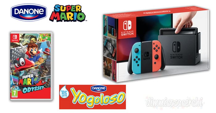 Concorso Danone 2018: vinci Consolle Nintendo Switch Super Mario