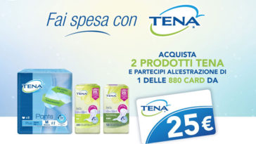 Concorso "Fai la spesa con Tena": vinci 880 buoni spesa