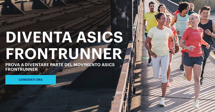 Diventa Asics Frontrunner