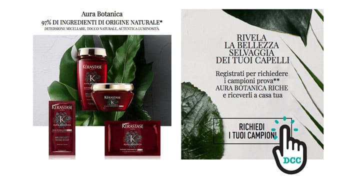 Campioni omaggio Aura Botanica Riche e Soin Fondamental Kerastase