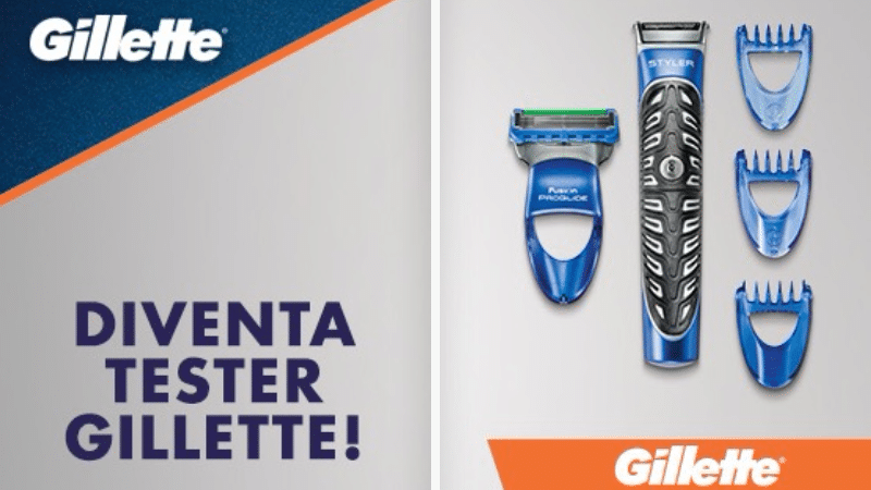 Diventa Tester Gillette Styler 3 in 1 con Desideri Magazine