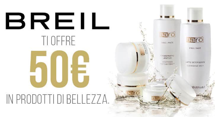 Breil ti regala i cosmetici Barò Cosmetics