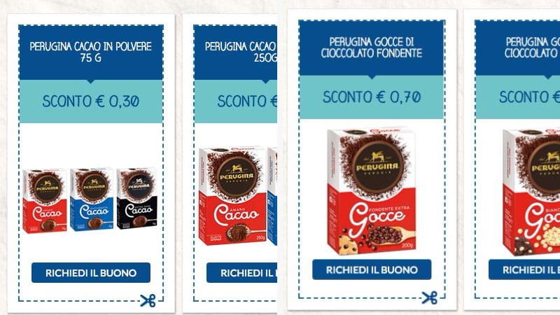 Buoni sconto Perugina