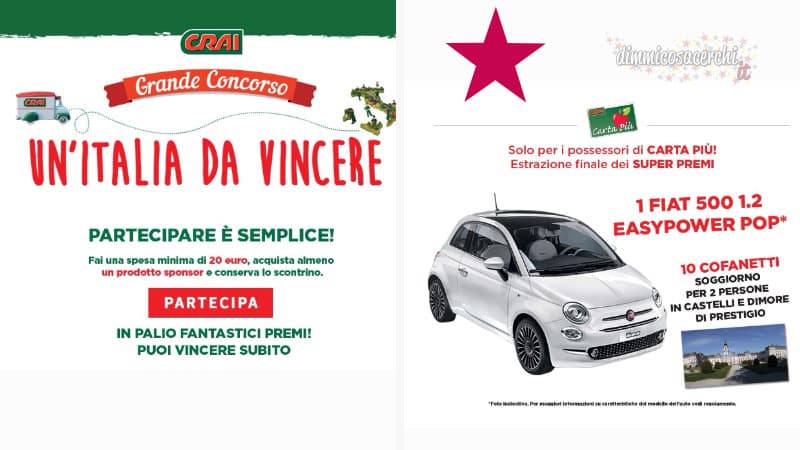 Concorso Crai "Un'Italia da vincere"