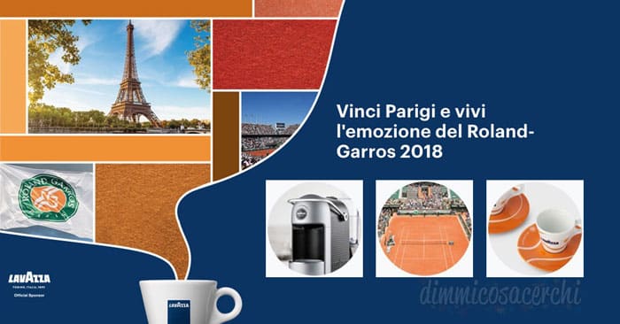 Concorso Lavazza: vinci Parigi, tazzine e macchine per caffè