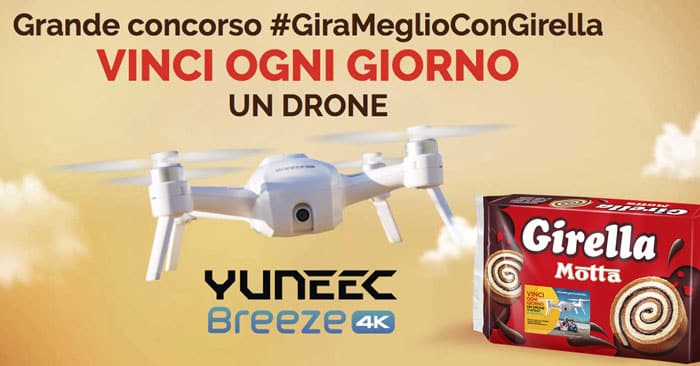 Gira meglio con Girella: vinci droni Yuneec