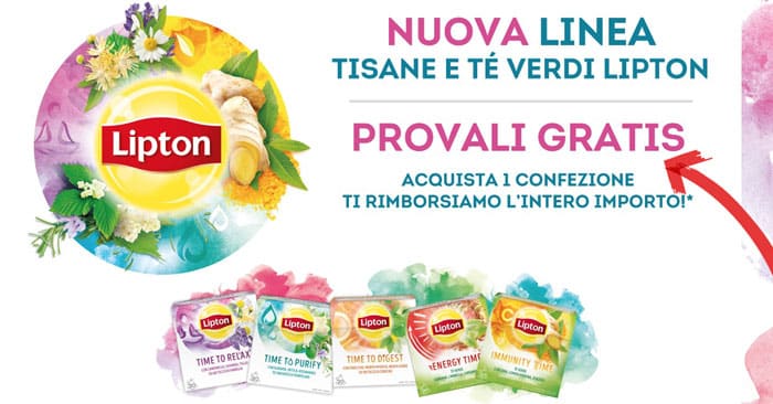 Lipton "provali Gratis": ecco come aderire