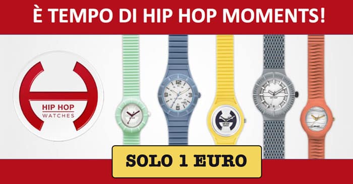 Orologi Hip Hop a 1€ per i più veloci!