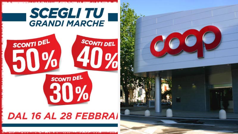 Sconti Coop: tornano i bollini "Scegli tu" con sconti fino al 50%!