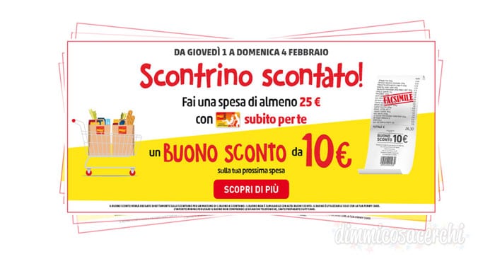 Scontrino scontato Penny Market