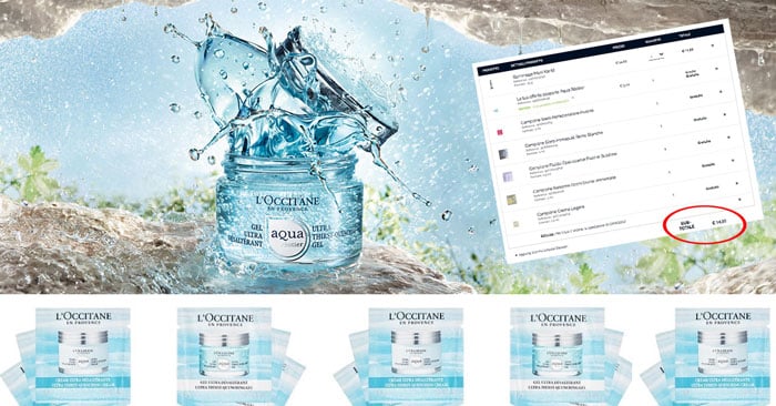 Campioni omaggio Aqua Réotier L'Occitane: prova la nuova linea!