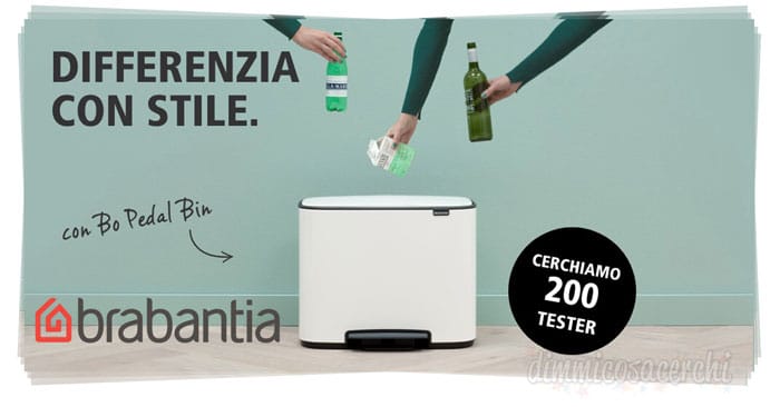 Diventa tester Brabantia: pattumiera per la raccolta differenziata!