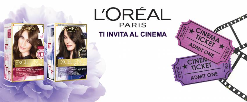 L'Oréal Paris ti invita al cinema