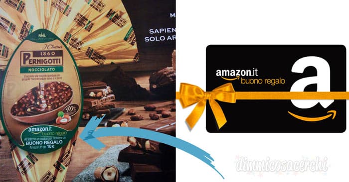 Uova di cioccolato Pernigotti ti regalano un buono regalo Amazon (da 10€!)