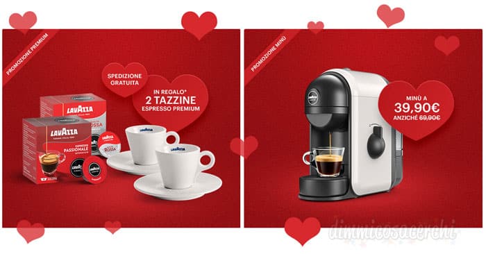 Promozione Lavazza per San Valentino