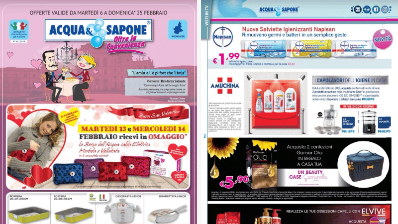 Volantino Acqua&Sapone dal 06-02-2018 al 25-02-2018