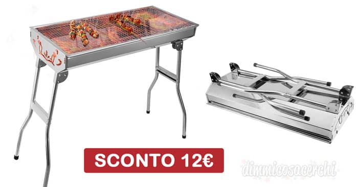 Barbecue per Pic-nic: sconto Amazon di 12€