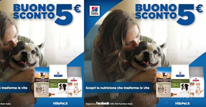 Buono sconto Hill's Pet: scaricalo e risparmia
