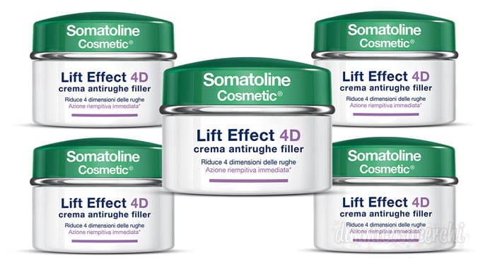 Candidati per testare la Crema Antirughe Filler della linea Lift Effect 4D di Somatoline Cosmetic