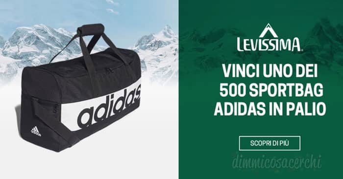 Concorso Levissima: vinci la borsa sport Adidas