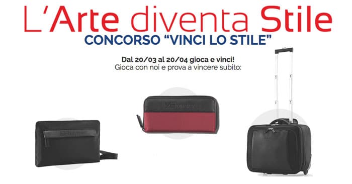 Concorso Sigma "L'arte diventa stile": vinci subito portafogli e trolley