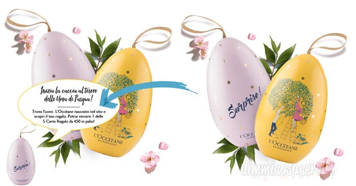 Concorso di Pasqua L'Occitane: vinci carte regalo!