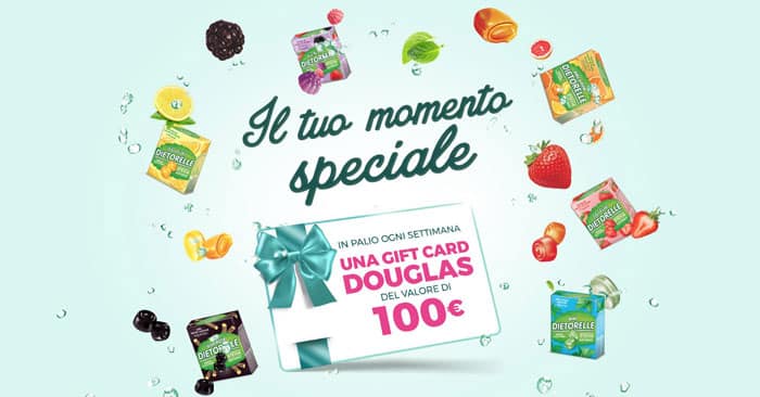Dietorelle: vinci gift card Douglas da 100,00€