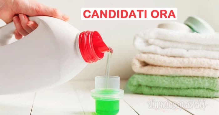 Diventa tester degli ammorbidenti per la lavatrice
