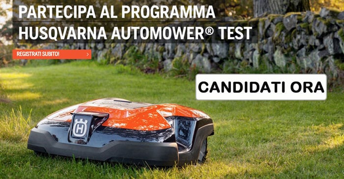 Diventa tester del robot tagliaerba Husqvarna Automower