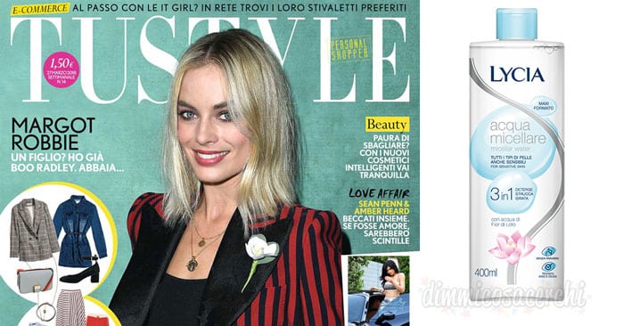 Tustyle in edicola con acqua micellare 3 in 1 di Lycia