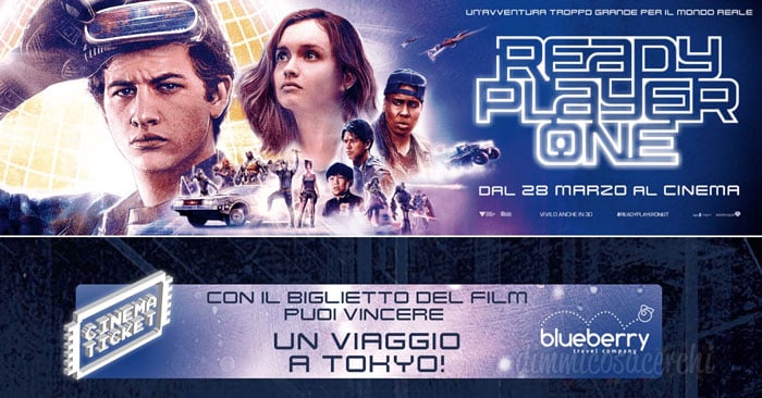 Vinci viaggio a Tokio con Ready Player One e UCI Cinemas