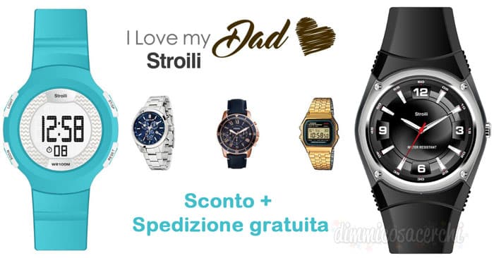 Codice sconto Stroili Oro per la festa del papà