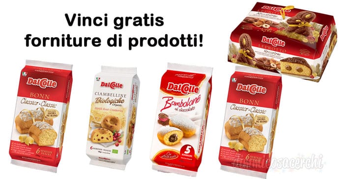 Vinci gratis una fornitura di prodotti Dal Colle