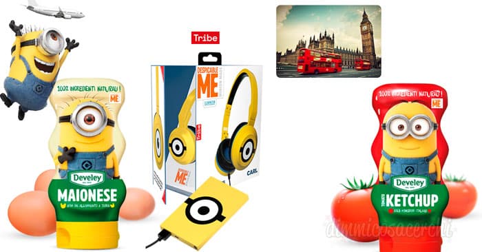 Concorso Develey: vinci cuffie Minions e viaggio a Londra