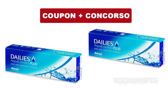 Coupon sconto 10€ per le lenti a contatto