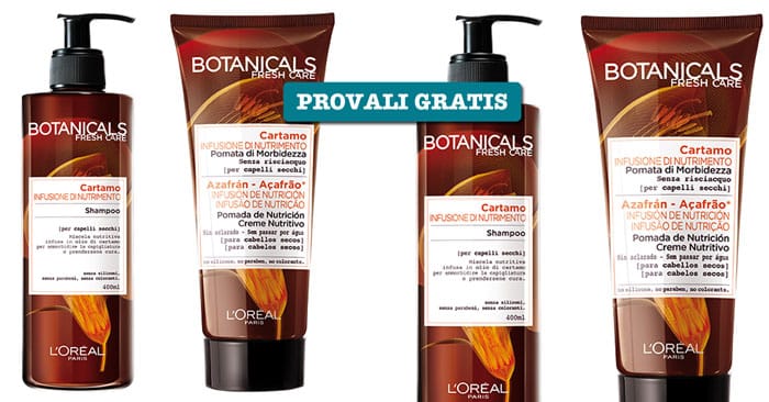 Diventa tester "Cartamo" Botanicals