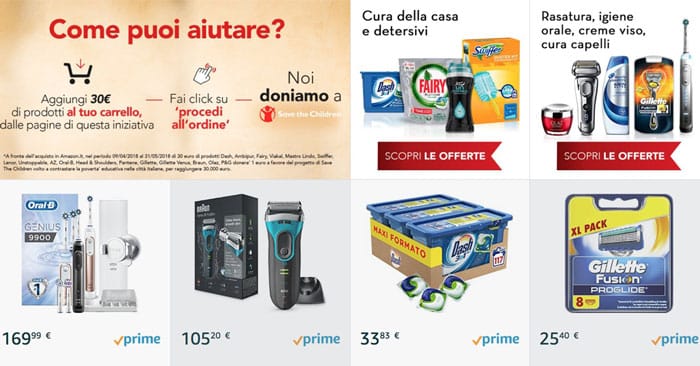 Amazon e P&G insieme