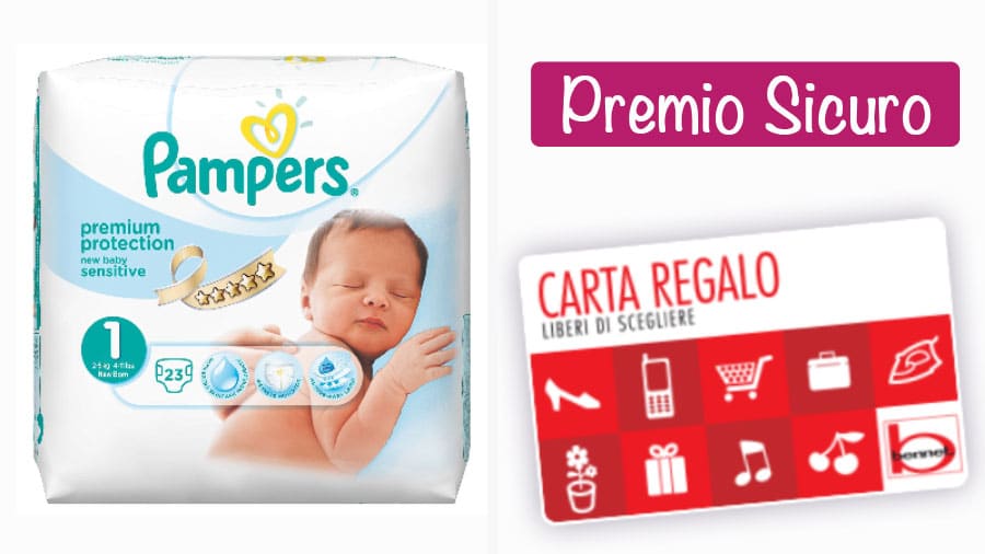 Bennet Card: in regalo con i pannolini Pampers