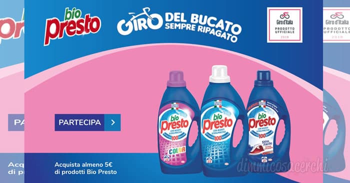 Bio Presto: il giro del bucato sempre ripagato