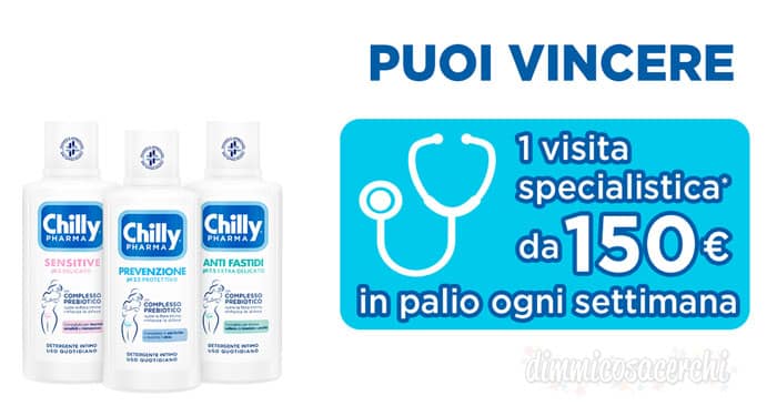 Concorso Chilly Pharma: vinci visite specialistiche da 150,00€