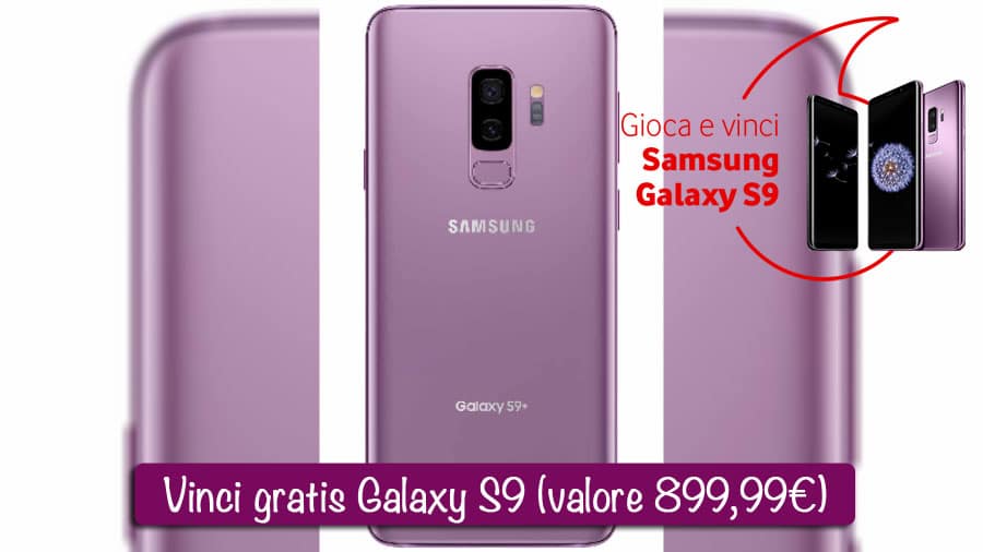 Concorso Vodafone "Shake&Play": vinci 10 Samsung Galaxy S9 ogni giorno