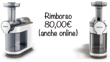 Estrattore di succo Philips Micro Juicer rimborso 80€